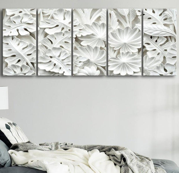 Abstract Canvas Wall Art - Monument Of Nature Narrow