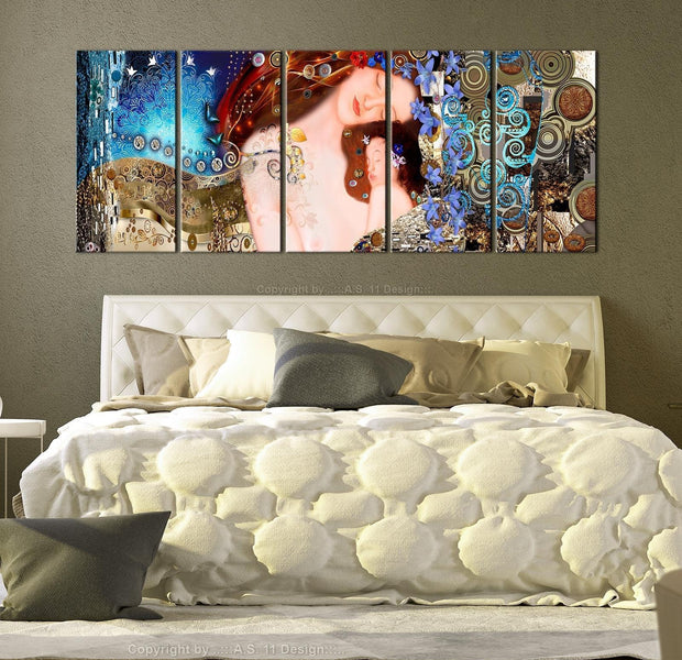 Abstract Canvas Wall Art - Mother'S Hug Narrow