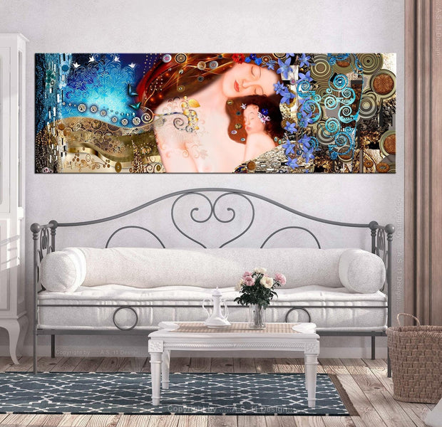 Abstract Canvas Wall Art - Mother'S Hug Narrow