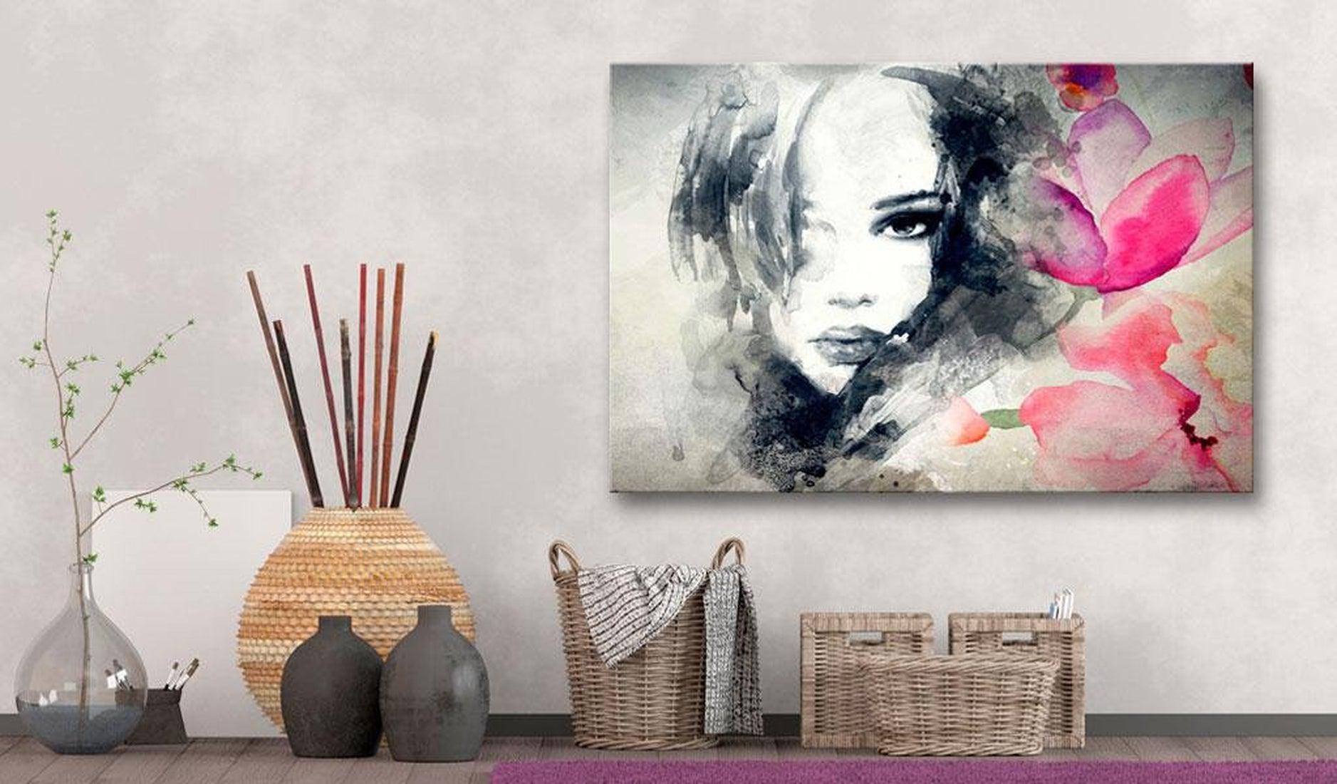 Abstract Canvas Wall Art - Mysterious Look