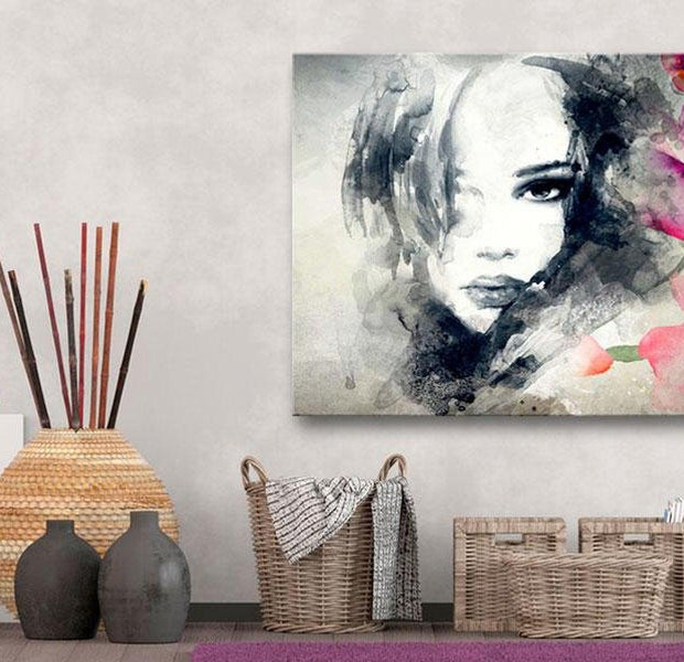 Abstract Canvas Wall Art - Mysterious Look