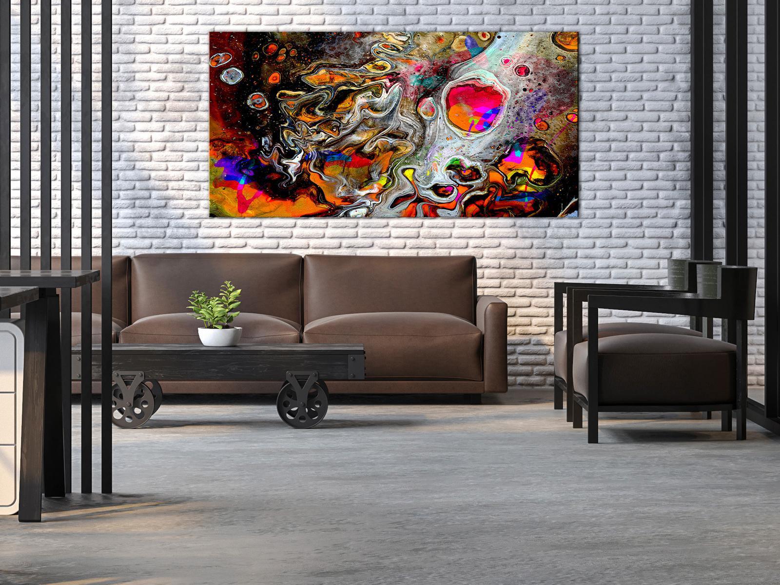 Abstract Canvas Wall Art - Paint Universe Wide