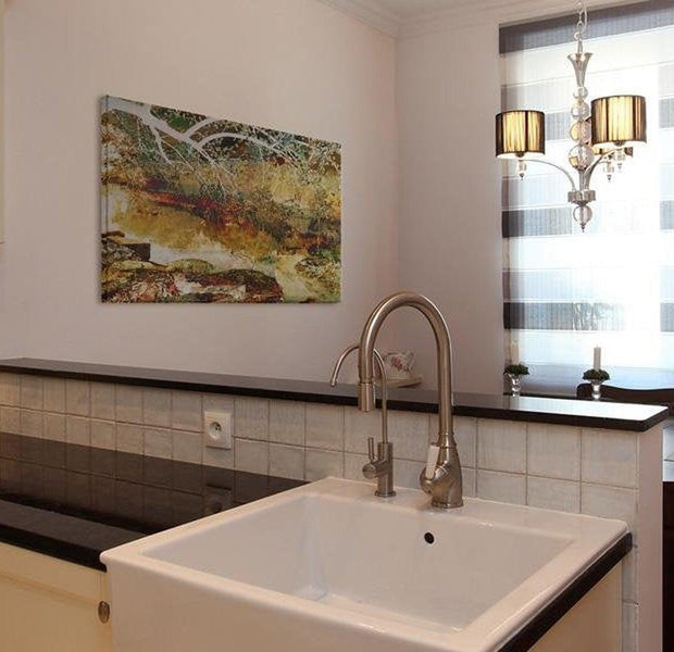 Abstract Canvas Wall Art - Park: Abstract