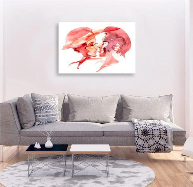 Abstract Canvas Wall Art - Pastel Rapture