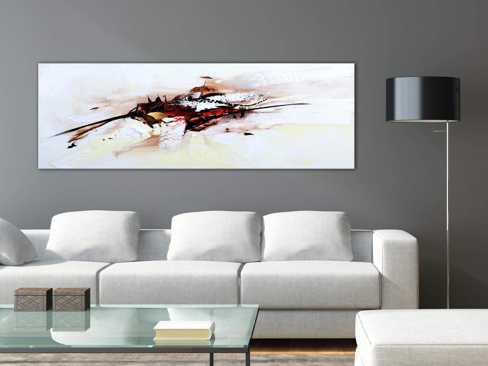 Abstract Canvas Wall Art - Pirate Ship Narrow