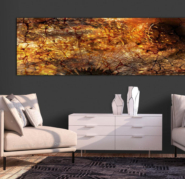 Abstract Canvas Wall Art - Pupil Narrow