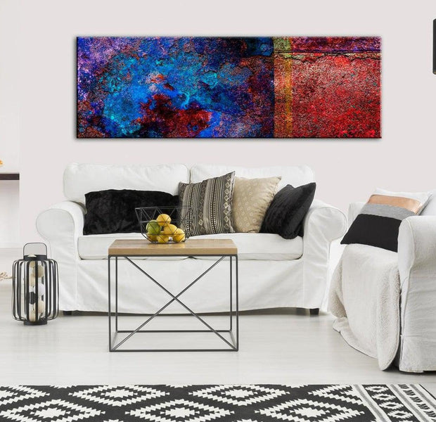 Abstract Canvas Wall Art - Sea Depth