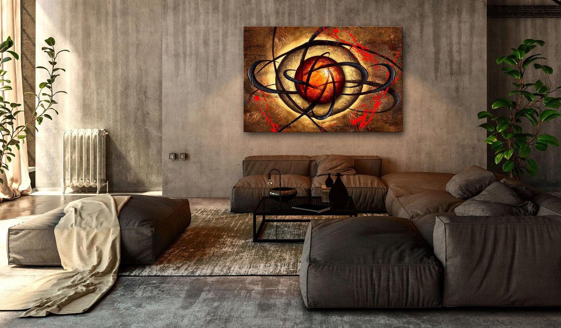 Abstract Canvas Wall Art - Secret Eye