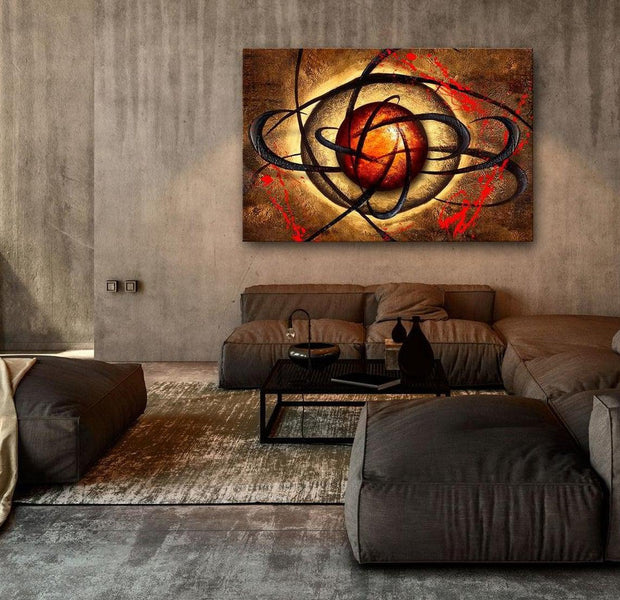 Abstract Canvas Wall Art - Secret Eye
