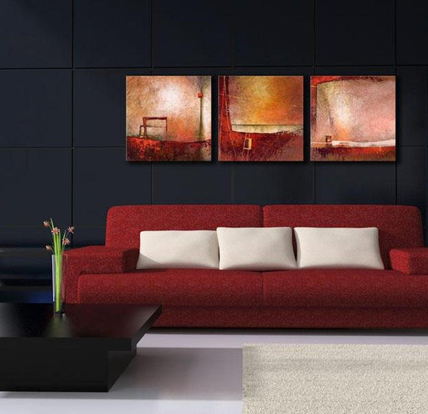 Abstract Canvas Wall Art - Silence