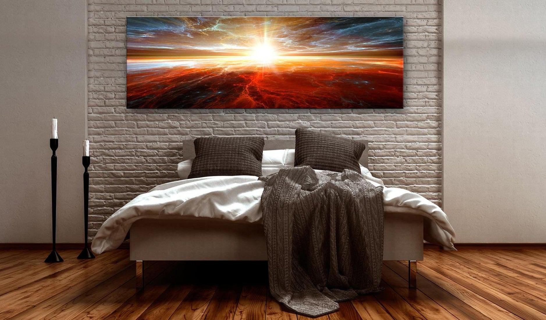 Abstract Canvas Wall Art - Space And Time Warp