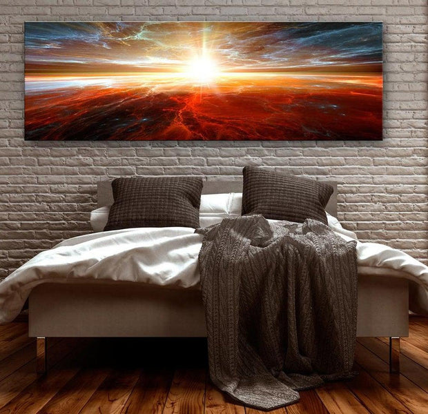 Abstract Canvas Wall Art - Space And Time Warp