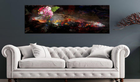 Abstract Canvas Wall Art - Spinster Narrow