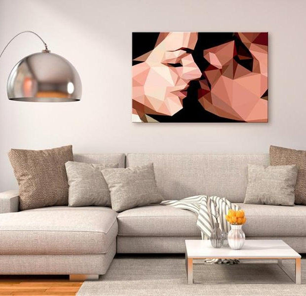 Abstract Canvas Wall Art - Symmetry Of Love