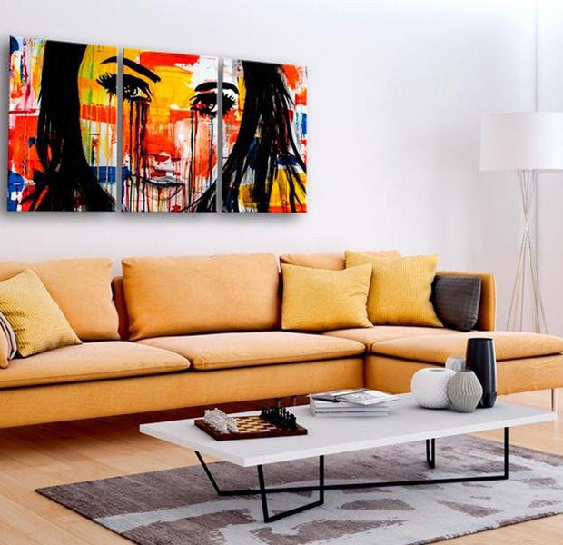 Abstract Canvas Wall Art - Tears Of Innocence