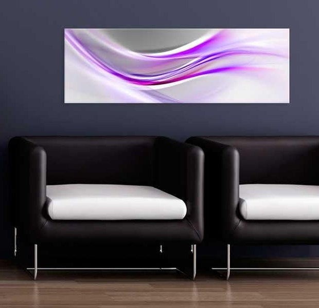 Abstract Canvas Wall Art - Violet Hope