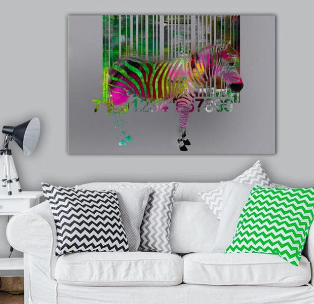 Stretched Canvas Wall Art - Zoo Of Modernity
