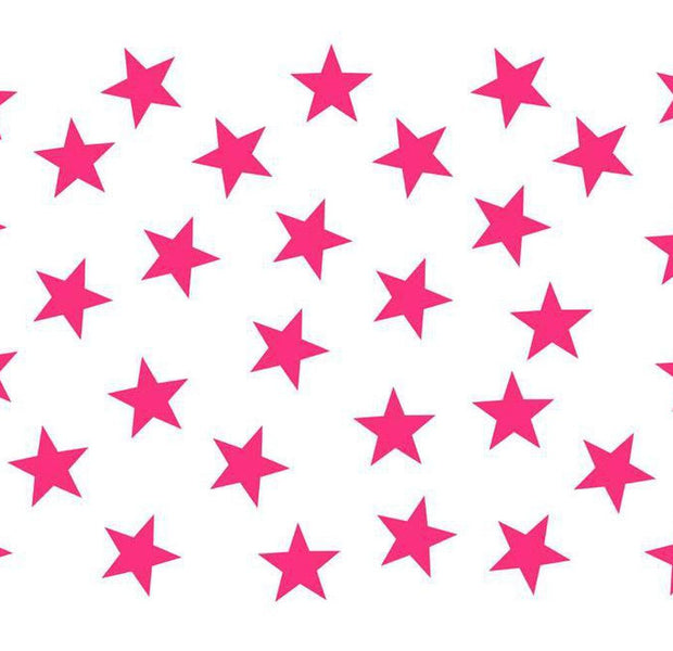 Abstract Wallpaper Wall Mural - Pink Stars