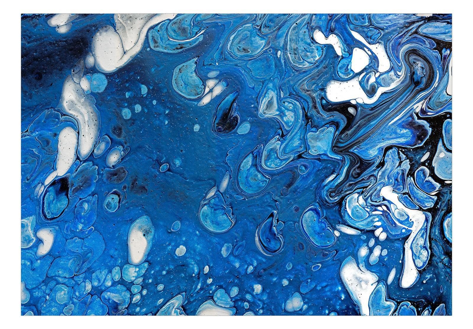 Abstract Wallpaper Wall Mural - Blue Stream