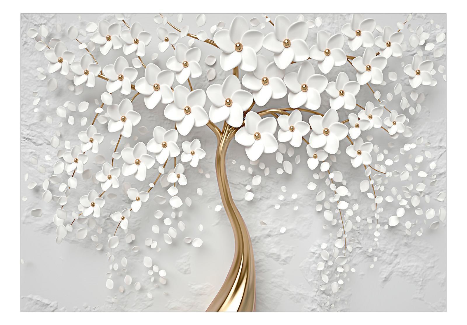 Abstract Wallpaper Wall Mural - Magic Magnolia