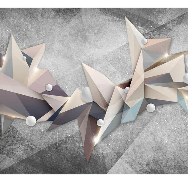 Abstract Wallpaper Wall Mural - Geometrical Constellation