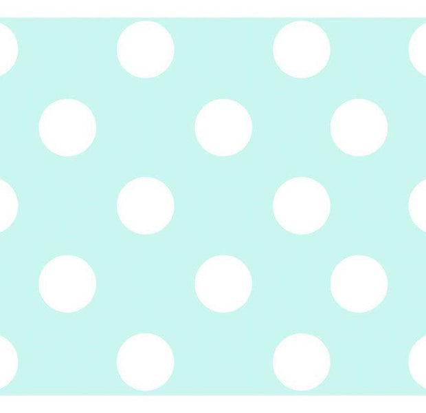 Abstract Wallpaper Wall Mural - Sky Blue Dots