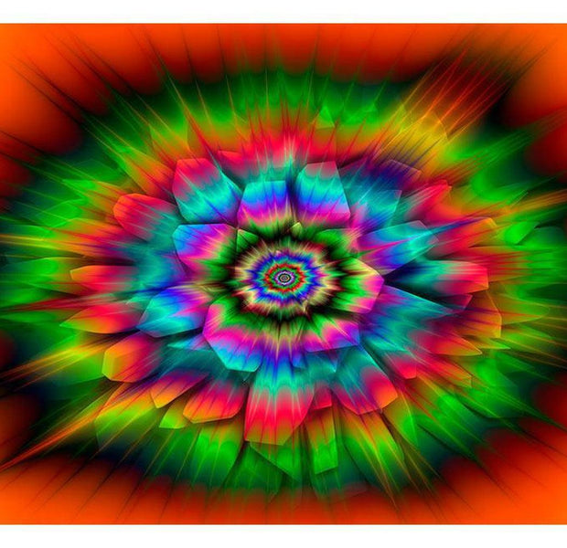 Abstract Wallpaper Wall Mural - Kaleidoscope Of Colors