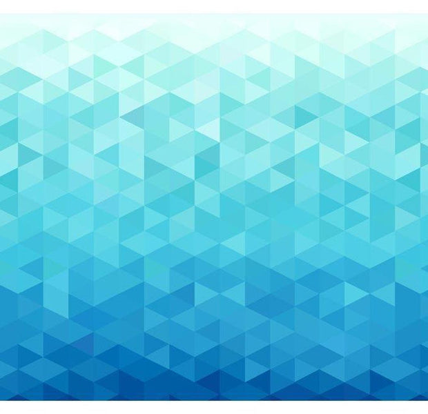 Abstract Wallpaper Wall Mural - Azure Pixel