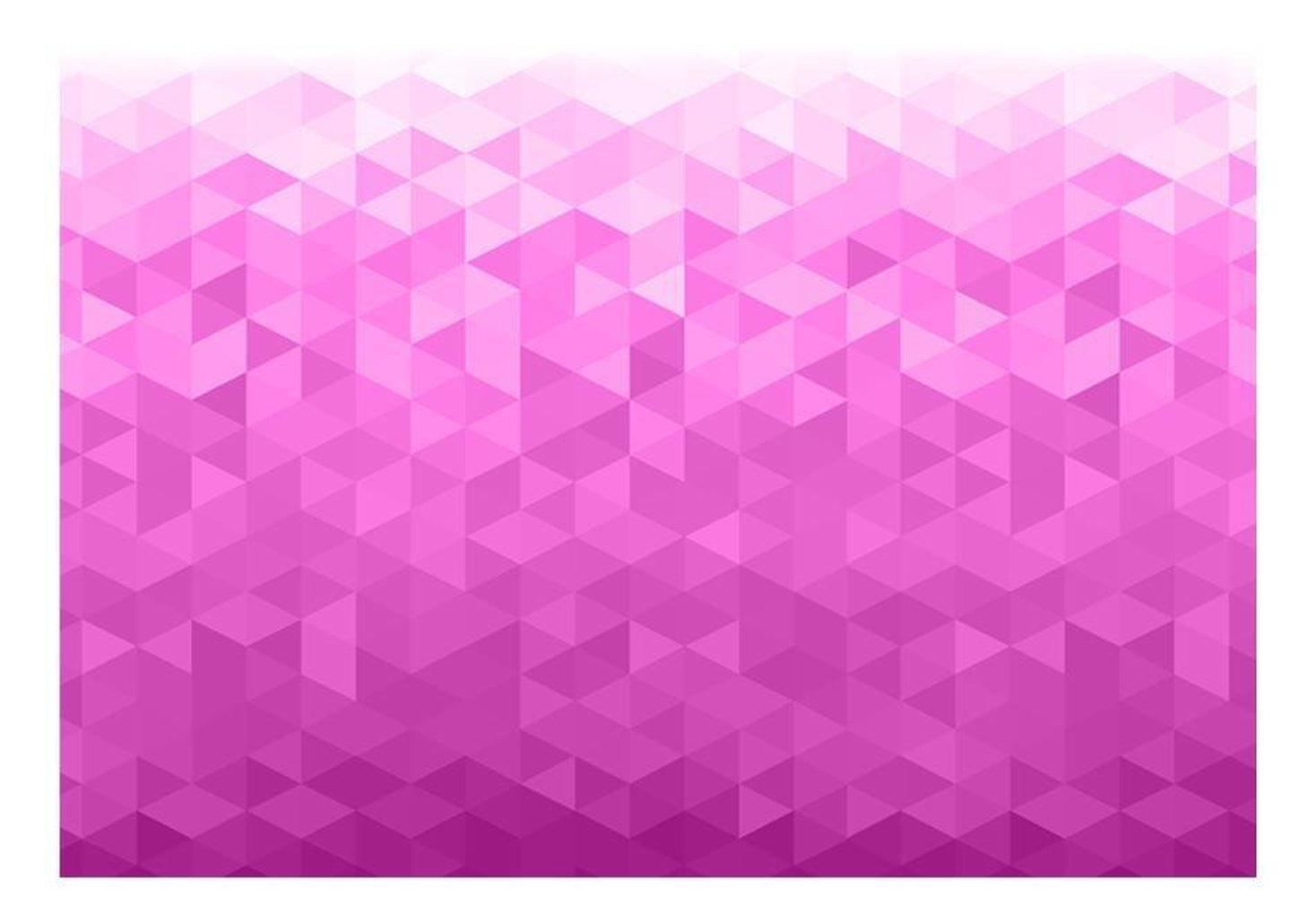 Abstract Wallpaper Wall Mural - Pink Pixel