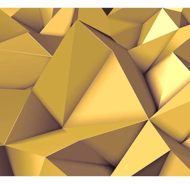 Abstract Wallpaper Wall Mural - Old Gold