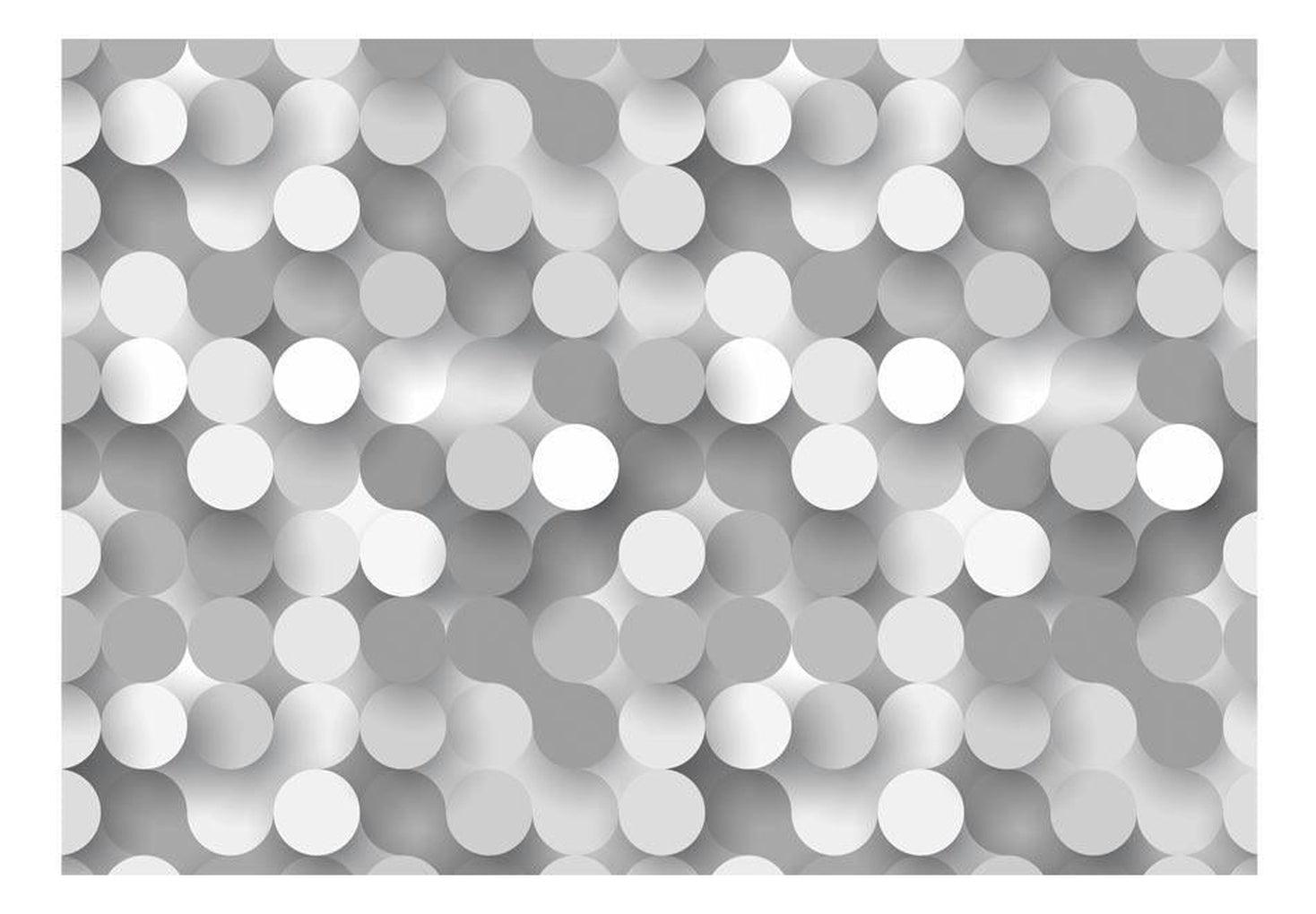 Abstract Wallpaper Wall Mural - Silver Net