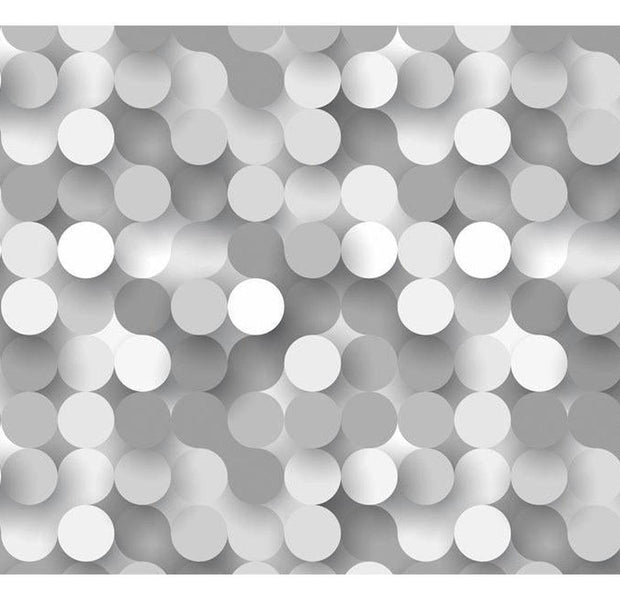 Abstract Wallpaper Wall Mural - Silver Net