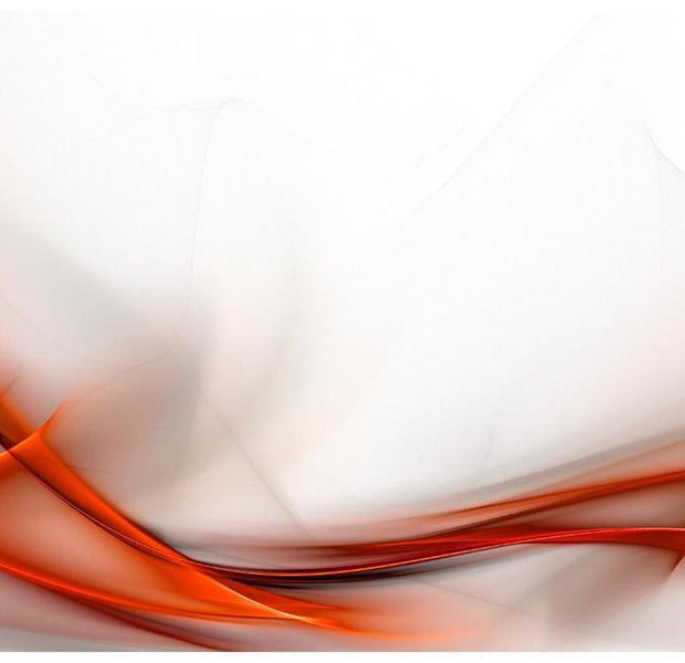 Abstract Wallpaper Wall Mural - Elegant Orange Design