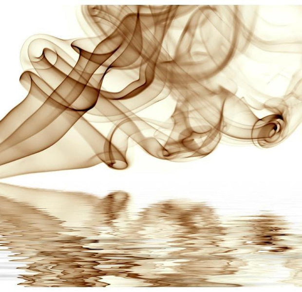 Abstract Wallpaper Wall Mural - Smoky Curls