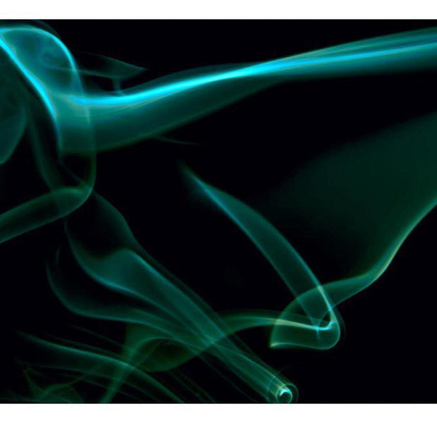 Abstract Wallpaper Wall Mural - Blue Smoke Waves