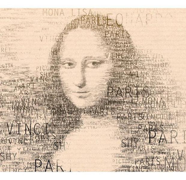 Abstract Wallpaper Wall Mural - Mona Lisa's Thoughts