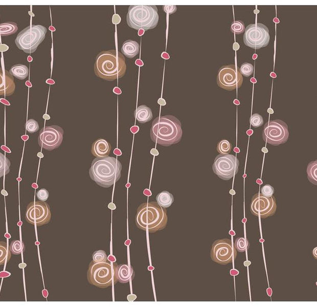 Abstract Wallpaper Wall Mural - Modern Geometric Roses