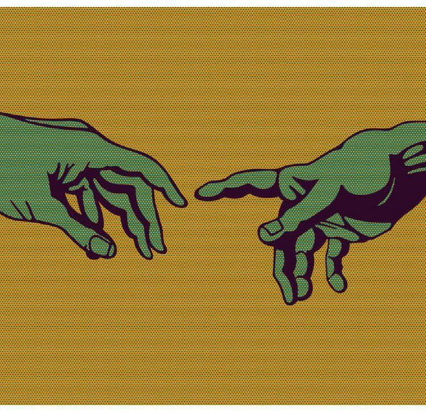 Abstract Wallpaper Wall Mural - Green Touch