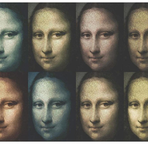 Abstract Wallpaper Wall Mural - Mona Lisa Pop Art