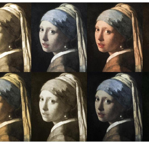 Abstract Wallpaper Wall Mural - Girl With A Pearl Earring Pop Art