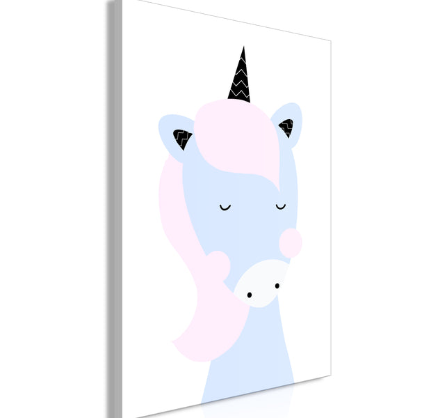 Cartoon Canvas Wall Art - Sweet Unicorn