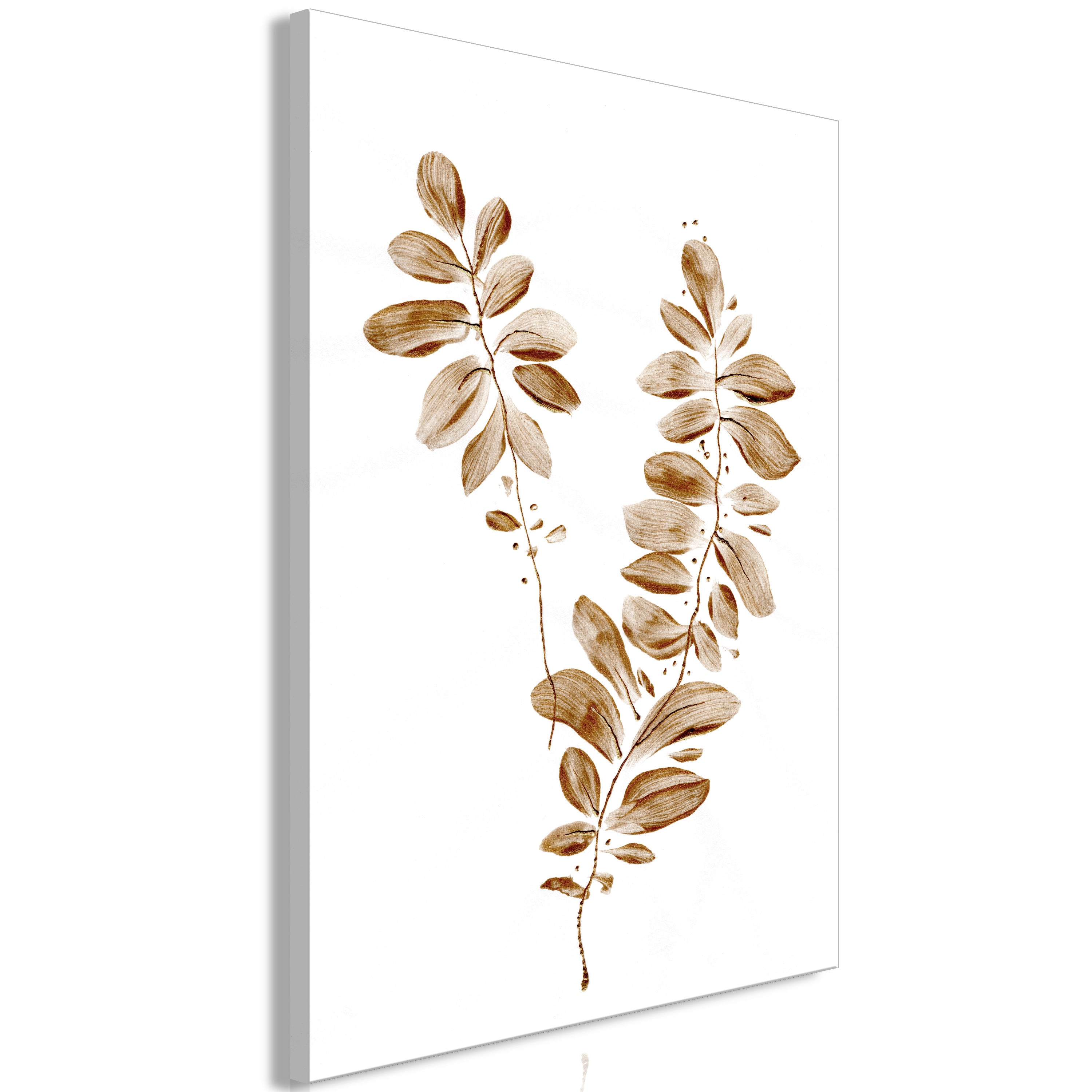 Botanical Canvas Wall Art - August Leaves