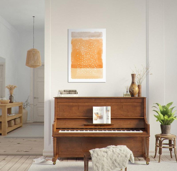 Summer Rain Fusion Abstract Poster 03