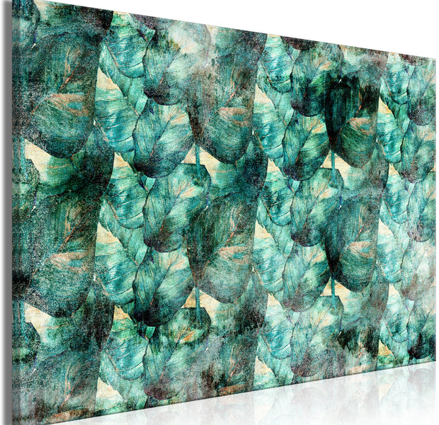 Botanical Canvas Wall Art - Green Thoughts