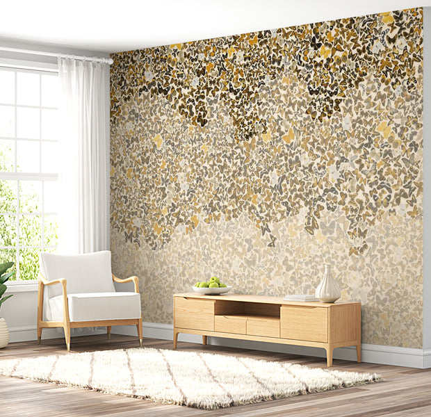 Animal Wallpaper Wall Mural - Butterfly Mosaic