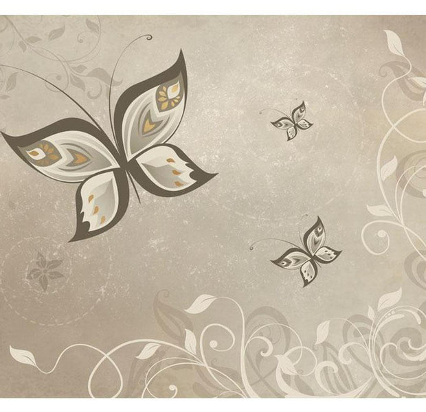 Animal Wallpaper Wall Mural - Butterfly Spring