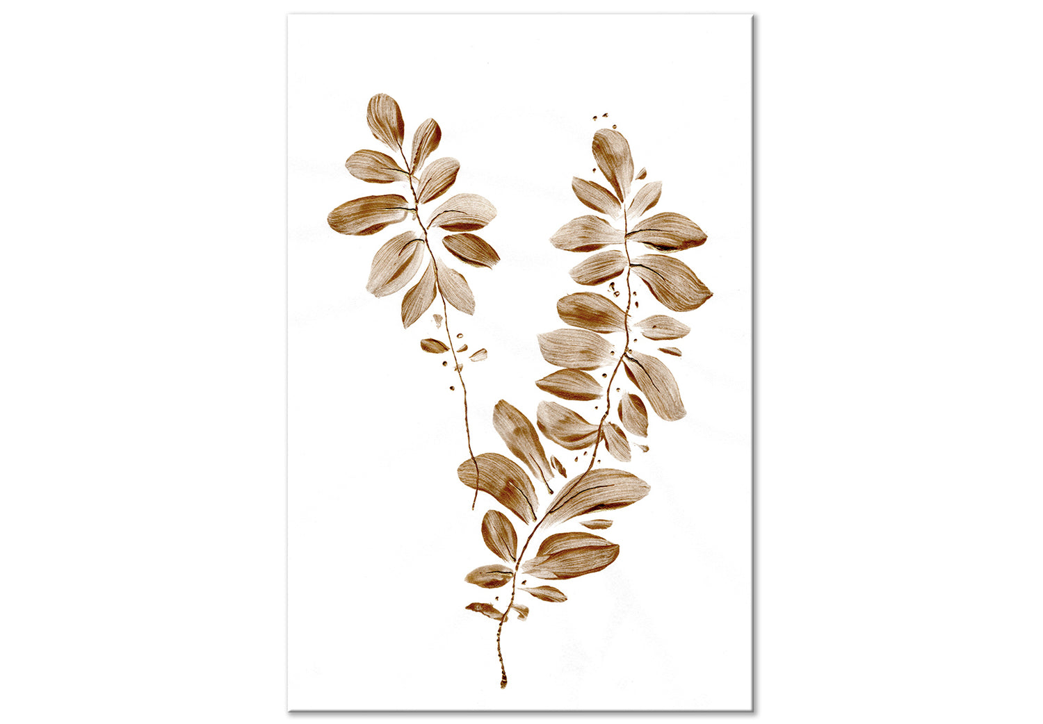 Botanical Canvas Wall Art - August Leaves