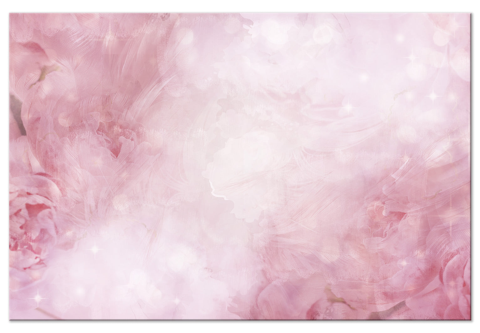 Abstract Canvas Wall Art - Pink Power