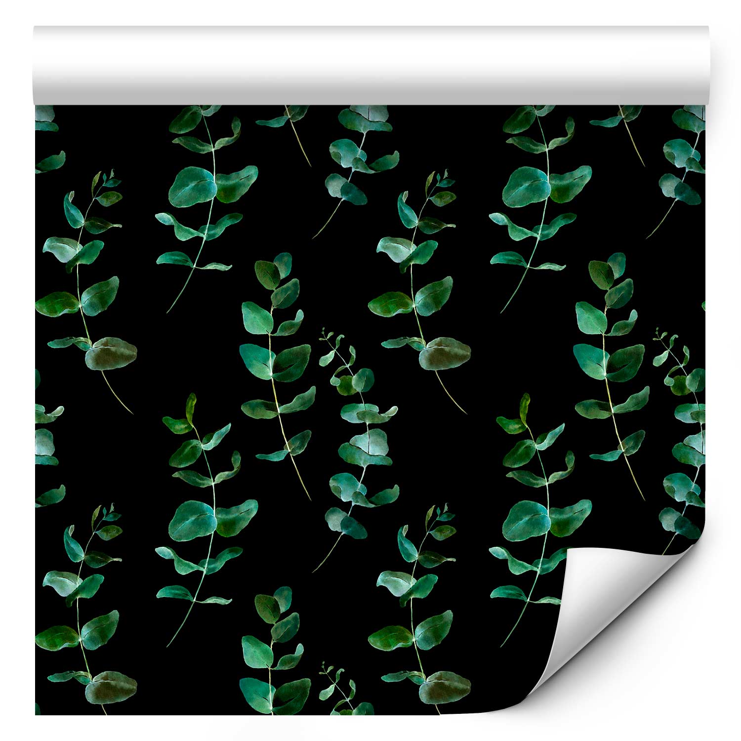 Repeating Wallpaper Roll - Emerald Chic