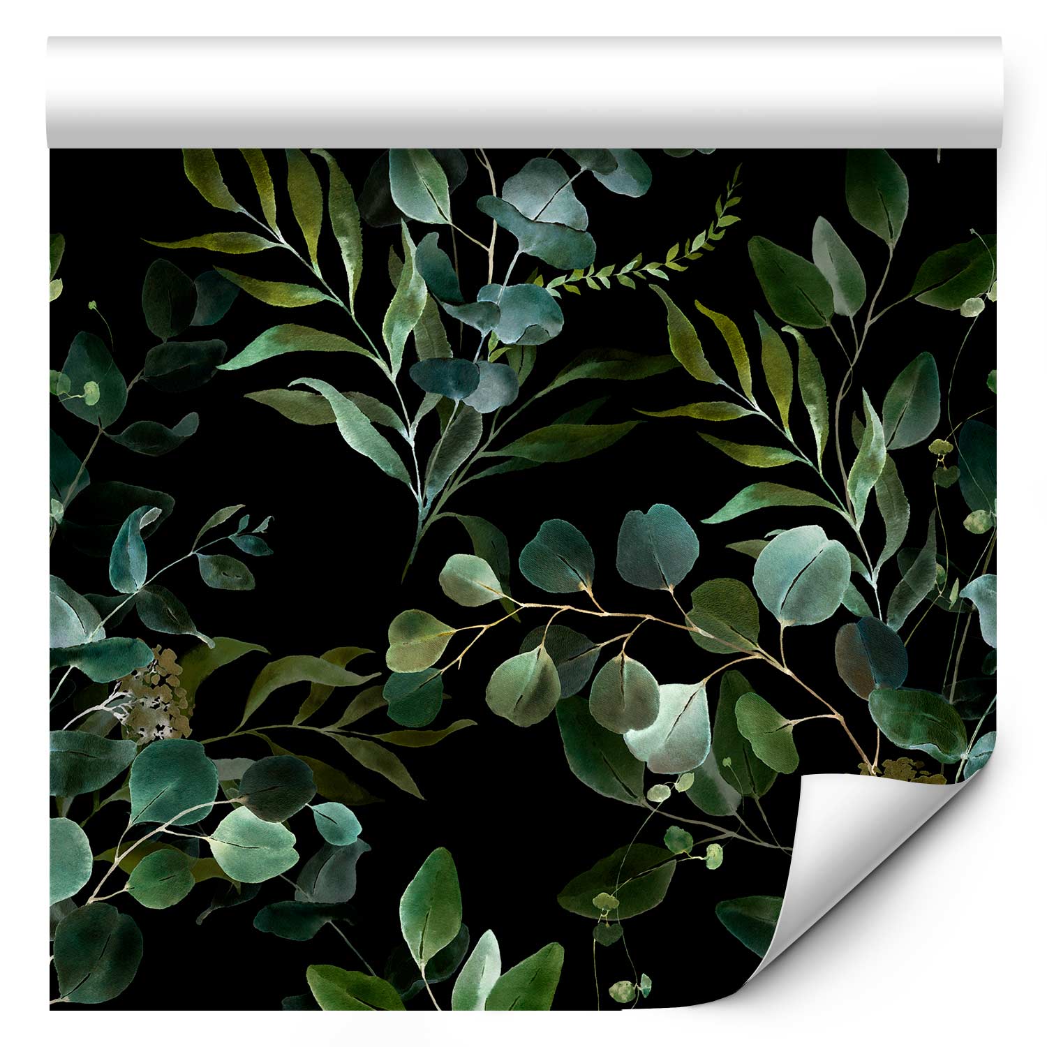 Repeating Wallpaper Roll - Painted Nature